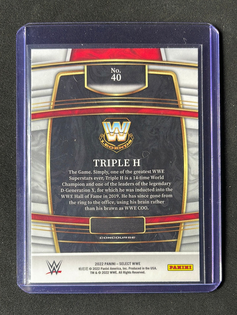 2022 Panini Select WWE Triple H Concourse