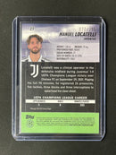 2021-22 Topps Stadium Club Chrome UEFA Champions League Manuel Locatelli Black & White Refractor 70/299