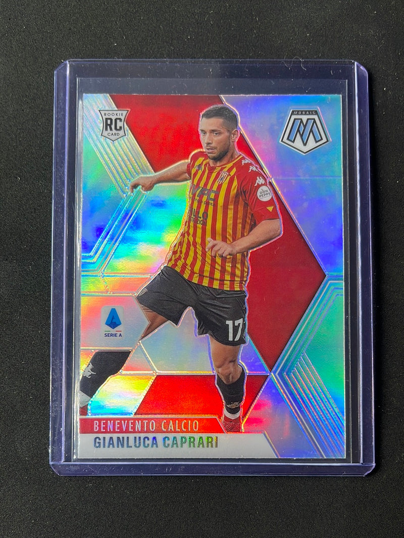 2020-21 Panini Mosaic Serie A Gianluca Caprari Silver