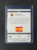 2021-22 Topps UEFA Champions League Ansu Fati Flags Of Foundation Gold 33/50