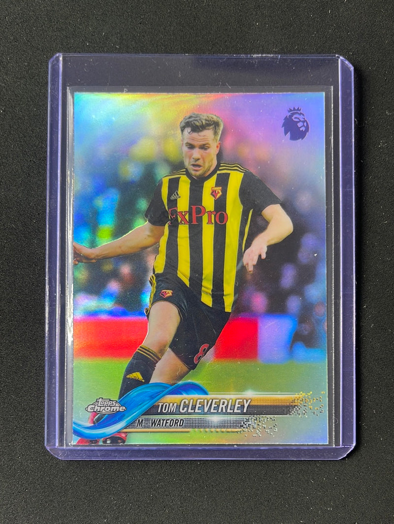 2018-19 Topps Chrome Premier League Tom Cleverley Refractor