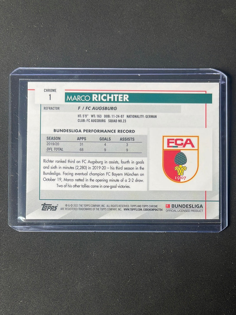 2020-21 Topps Chrome Bundesliga Marco Richter Refractor