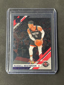 2019-20 Panini Clearly Donruss Russell Westbrook Purple