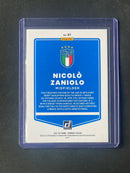 2021-22 Panini Donruss Road To Qatar Nicolo Zaniolo Red Laser 65/99