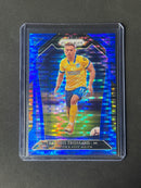 2020-21 Panini Prizm Premier League Leandro Trossard Blue Breakaway Prizm 37/195