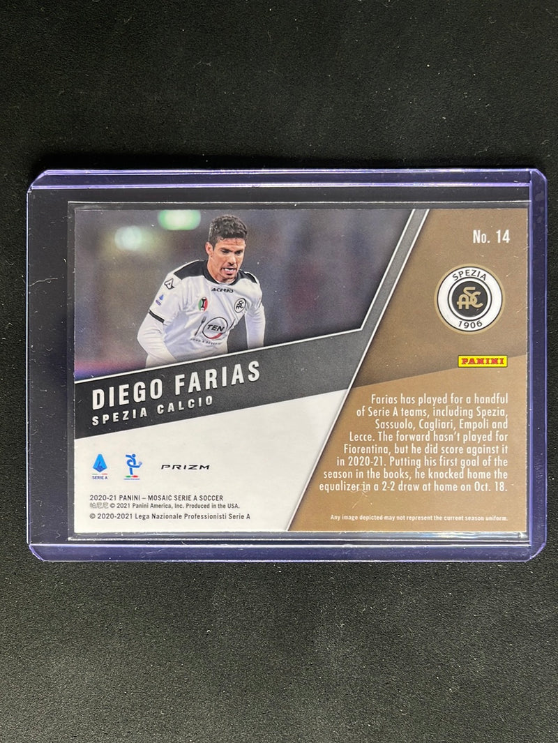 2020-21 Panini Mosaic Serie A Diego Farias Montage Mosaic