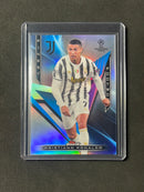 2020-21 Topps Finest UEFA Champions League Soccer Cristiano Ronaldo Finest Footwork