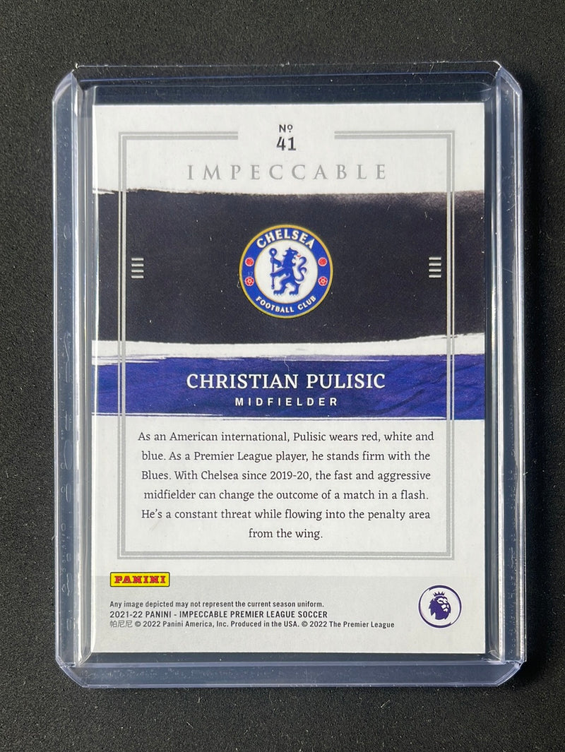 2021-22 Panini Impeccable EPL Christian Pulisic 20/55