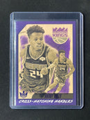 2019-20 Panini Court Kings Buddy Hield Cross-Hatching Handles Amethyst 2/99