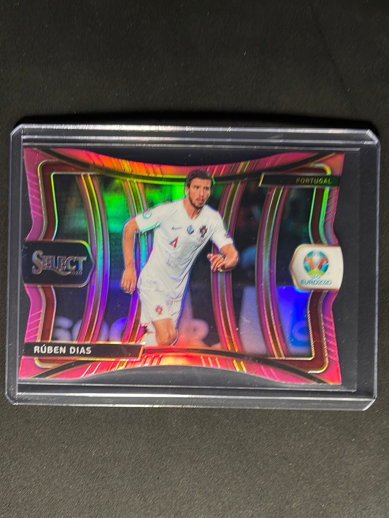 2020 Panini Select UEFA Euro Soccer Ruben Dias Pink Mezzanine 15/99