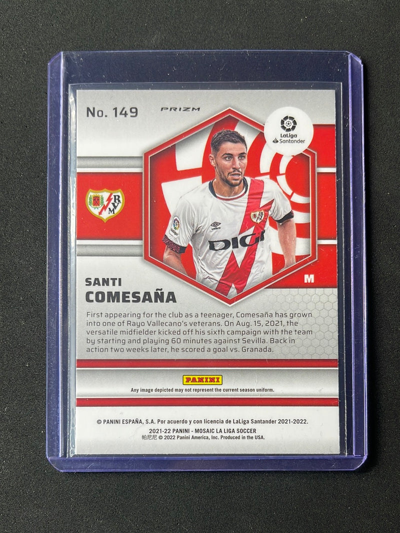 2021-22 Panini Mosaic La Liga Santi Comesana Silver