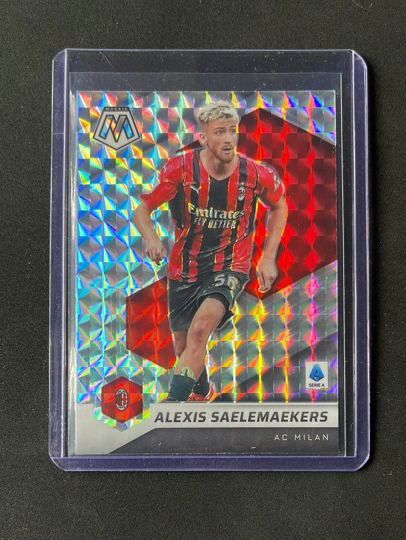 2021-22 Panini Mosaic Serie A Alexis Saelemaekers Mosaic