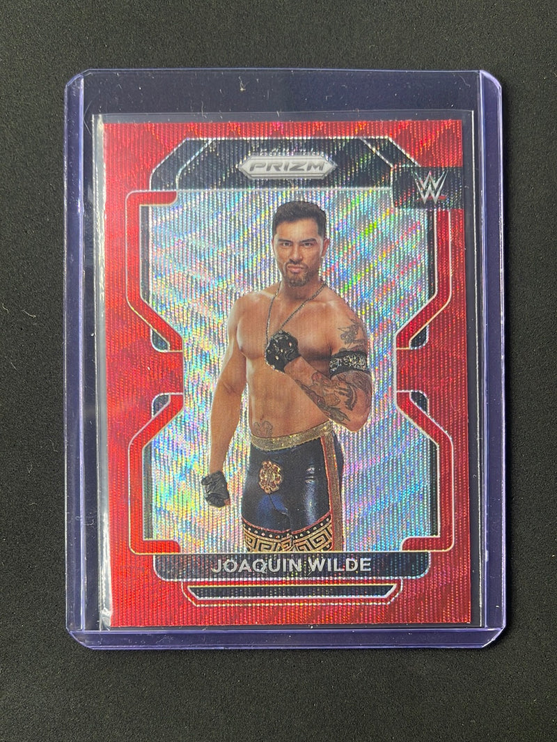 2022 Prizm WWE Joaquin Wilde Ruby Wave Prizm