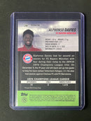 2021-22 Topps Stadium Club Chrome UEFA Champions League Alphonso Davies Refractor