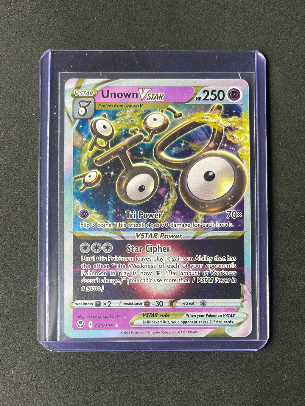 Unown VSTAR - Silver Tempest Pokémon card