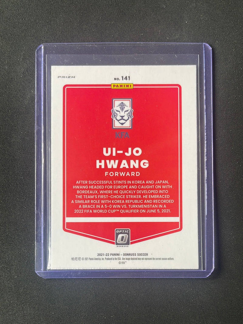 2021-22 Panini Donruss Road To Qatar Ui-Jo Hwang Green Velocity