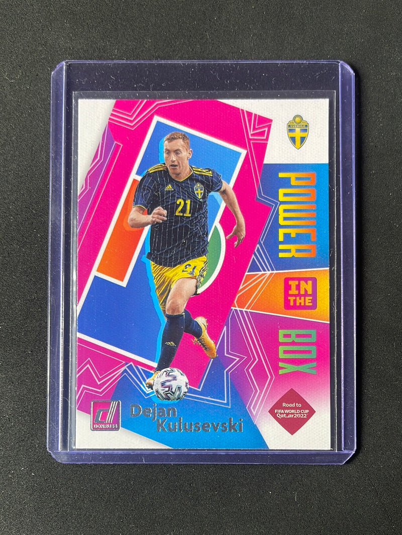 2021-22 Panini Donruss Road To Qatar Dejan Kulusevski Power In The Box