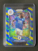 2021-22 Prizm Premier League Ricardo Pereira Blue/Yellow/Green Choice Prizm