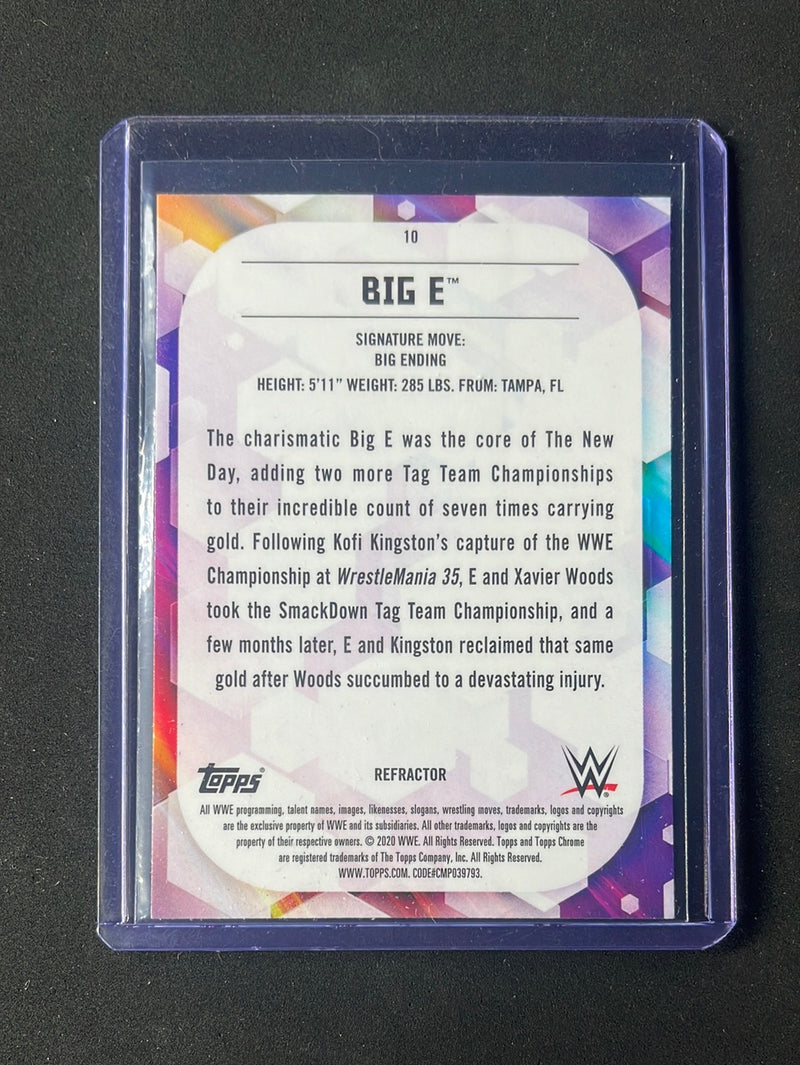 2020 Topps Chrome WWE Big E Refractor