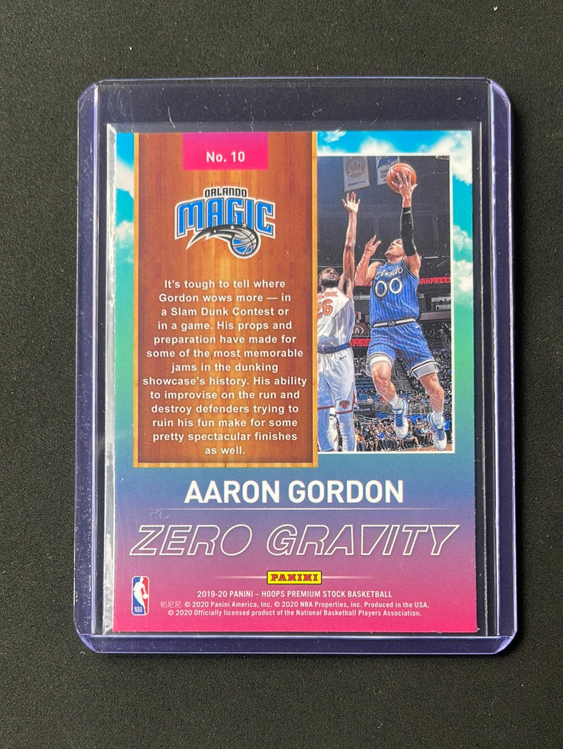 2019-20 Hoops Premium Aaron Gordon Zero Gravity