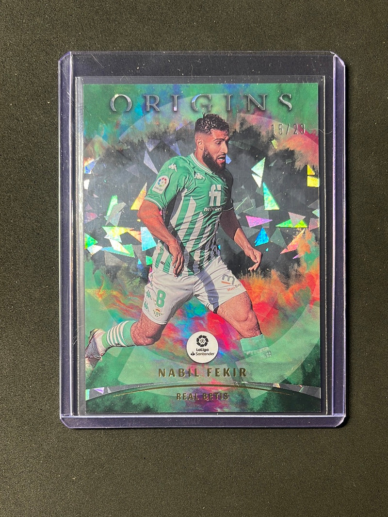 2021-22 Panini Chronicles Soccer Nabil Fekir Origins La Liga Cracked Ice 15/23