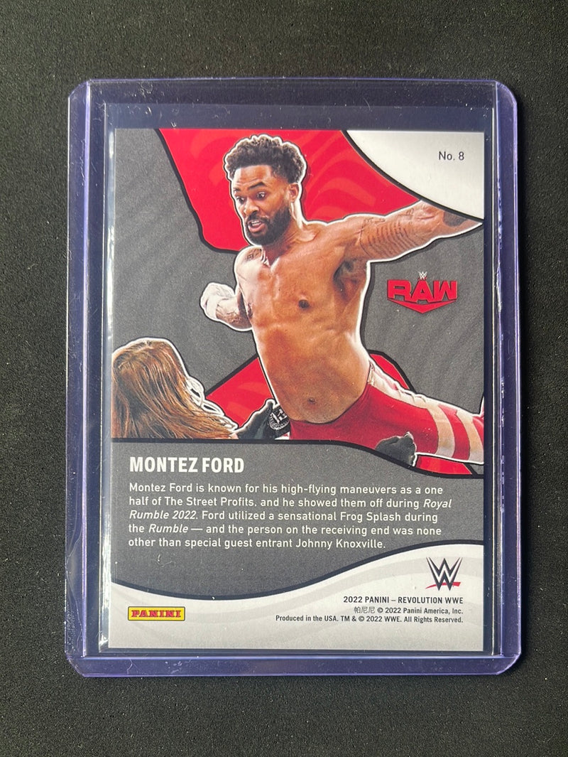 2022 Revolution WWE Montez Ford Shock Wave