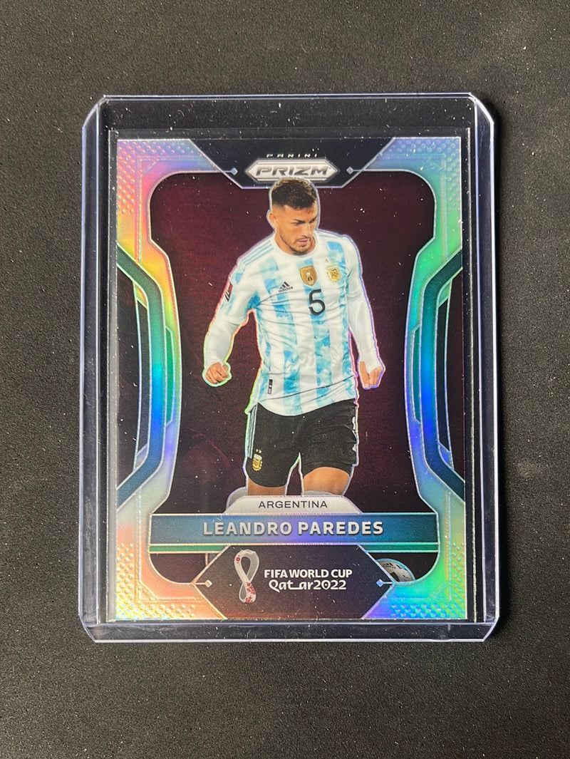 2022 Panini Prizm FIFA World Cup Qatar Leandro Paredes Silver Prizm