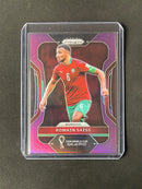 2022 Panini Prizm FIFA World Cup Qatar Romain Saiss Purple Prizm 15/199