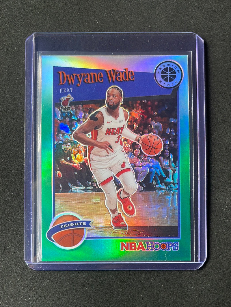 2019-20 Hoops Premium Dwyane Wade Tribute Green