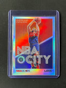 2019-20 Hoops Premium Kevin Love NBA City Silver