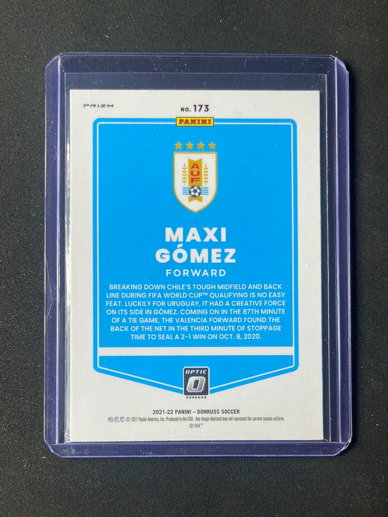 2021-22 Panini Donruss Road To Qatar Maxi Gomez Optic Silver