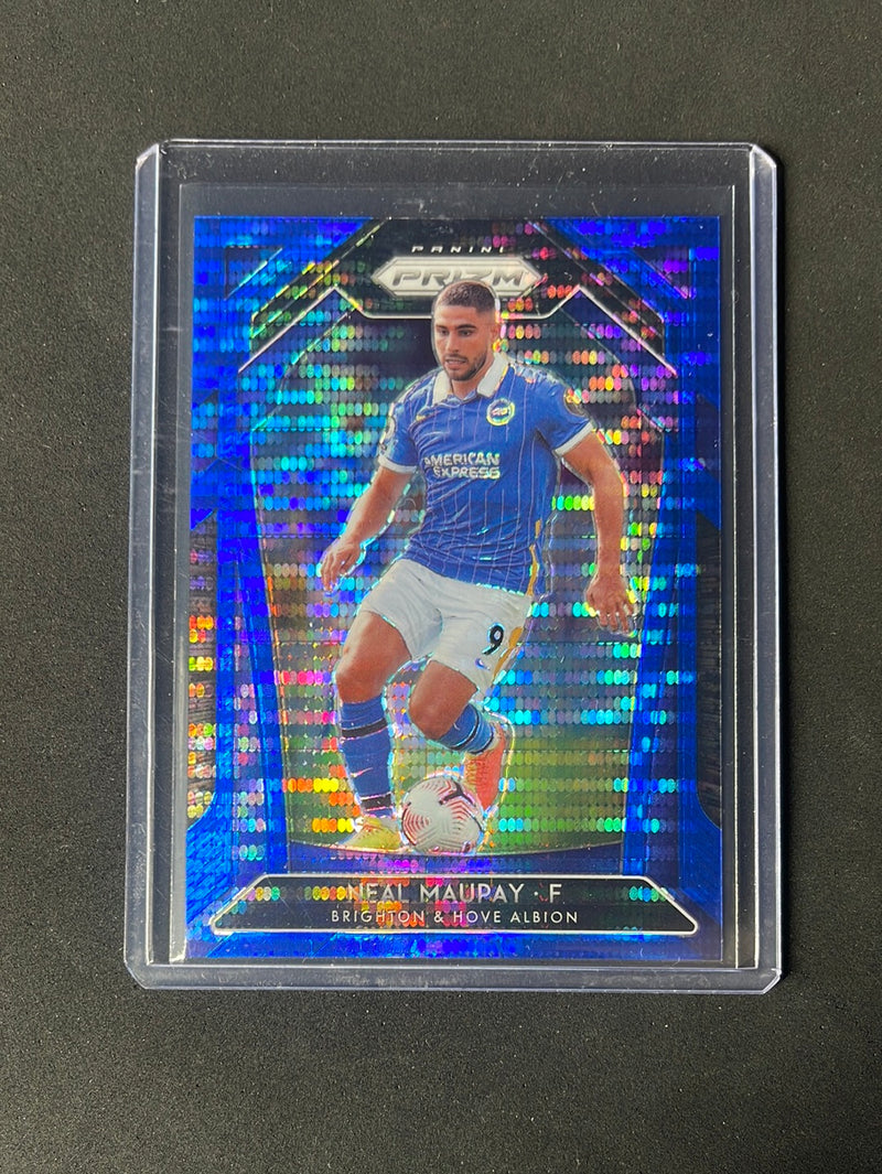 2020-21 Panini Prizm Premier League Neal Maupay Blue Breakaway Prizm 194/195