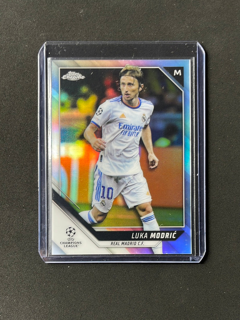 2021-22 Topps Chrome UEFA Champions League Luka Modric Refractor