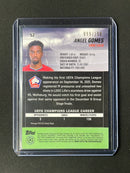 2021-22 Topps Stadium Club Chrome UEFA Champions League Angel Gomes Aqua Wave Refractor 99/250