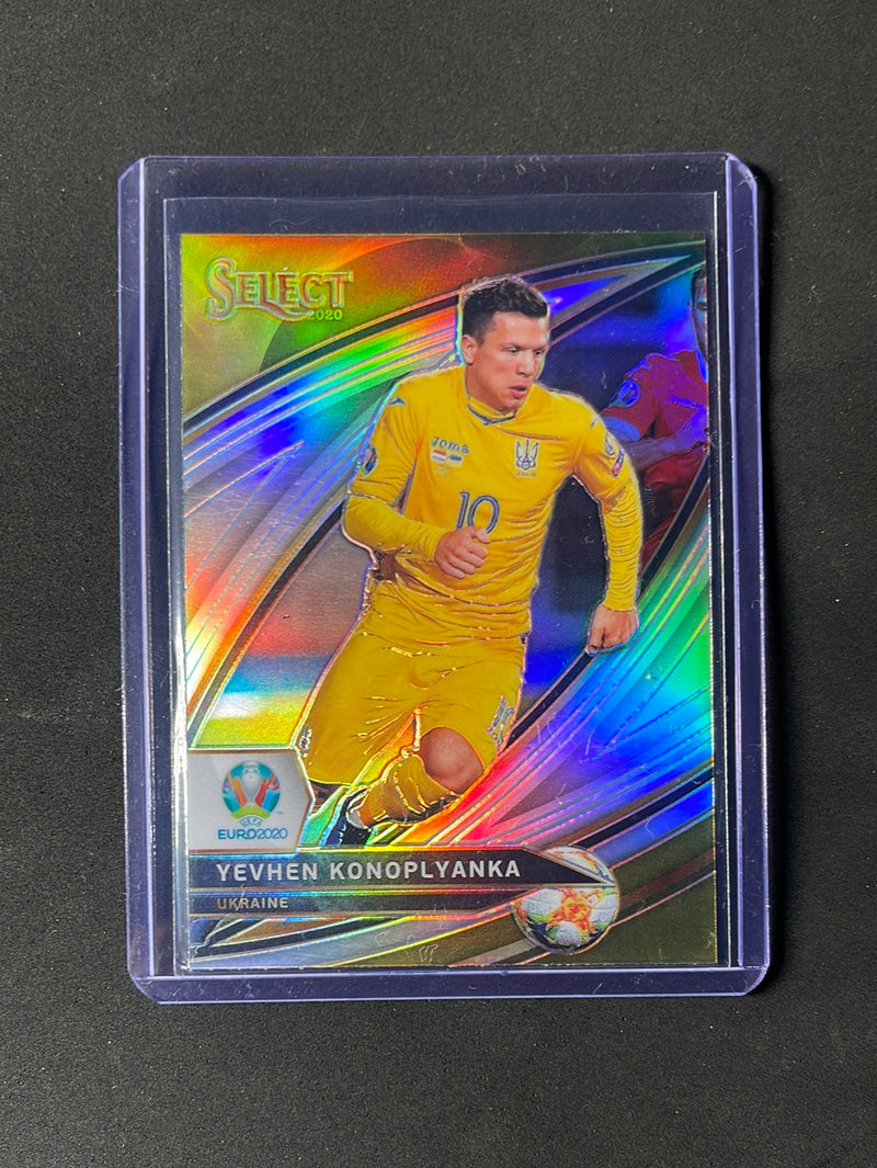 2020 Panini Select UEFA Euro Soccer Yevhen Konoplyanka Field Level Silver