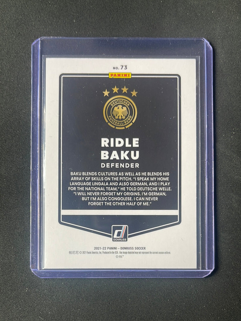 2021-22 Panini Donruss Road To Qatar Ridle Baku Press Proof Gold 337/349