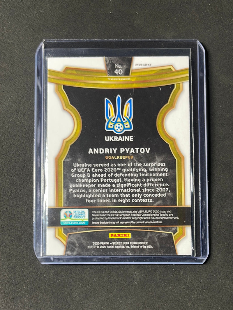 2020 Panini Select UEFA Euro Soccer Andriy Pyatov Silver