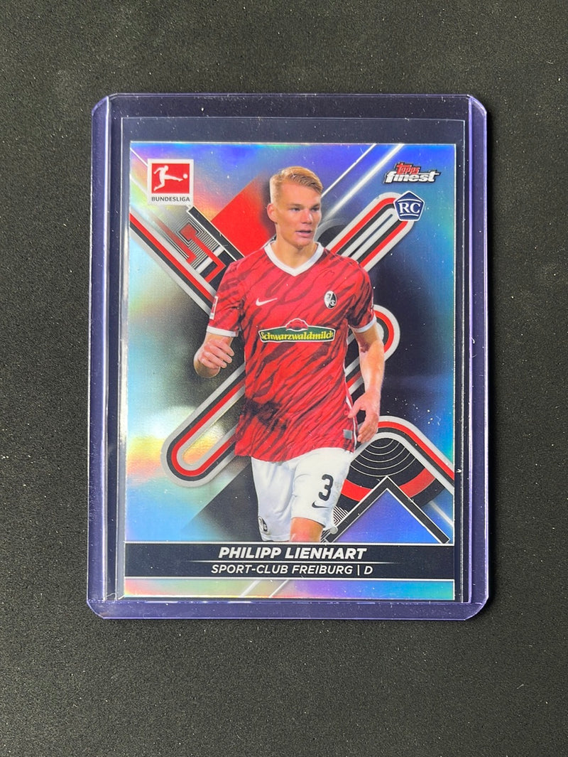 2021-22 Topps Finest Bundesliga Philipp Lienhart Refractor