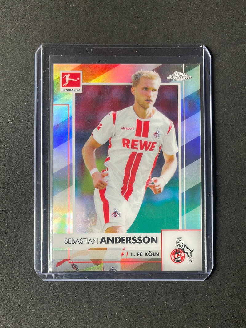 2020-21 Topps Chrome Bundesliga Sebastian Andersson Refractor