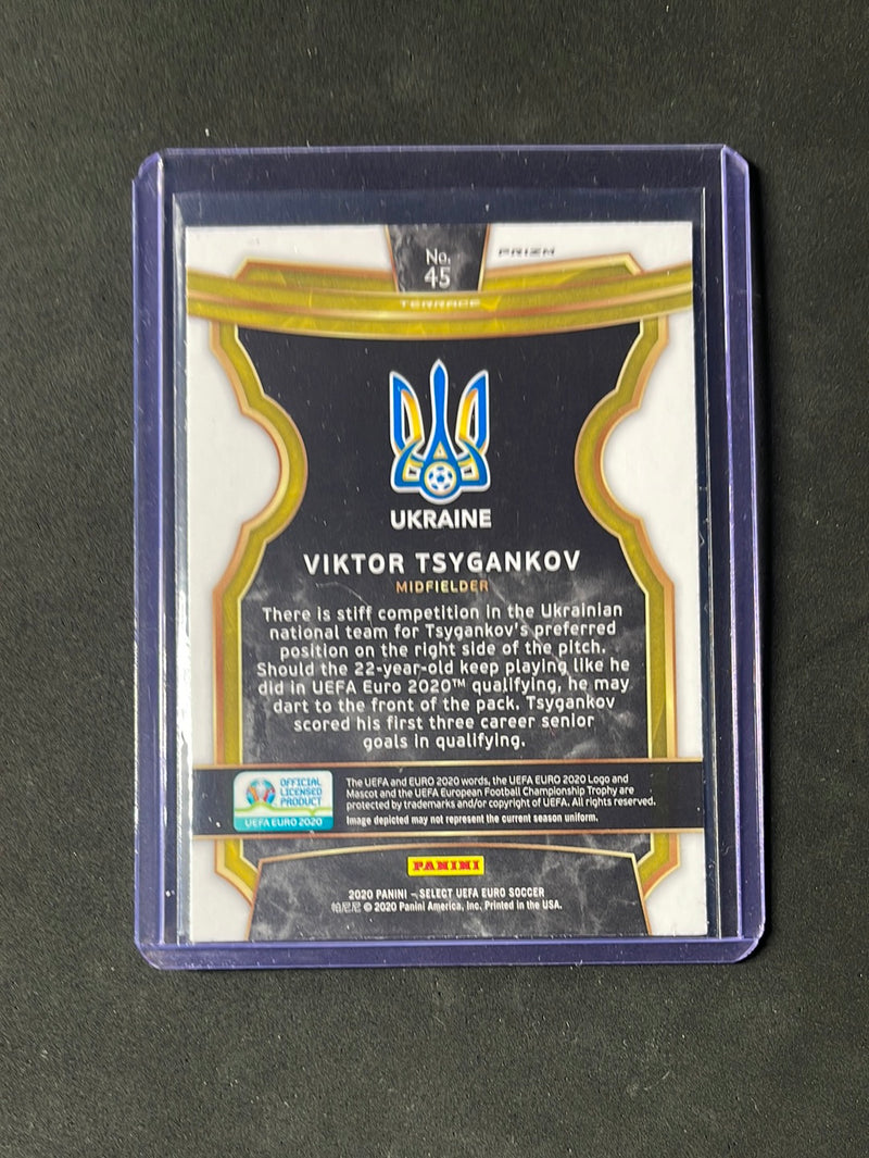 2020 Panini Select UEFA Euro Soccer Viktor Tsygankov Silver