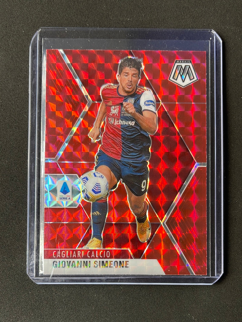 2020-21 Panini Mosaic Serie A Giovanni Simeone Red