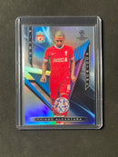 2020-21 Topps Finest UEFA Champions League Soccer Thiago Alcantara Finest Footwork