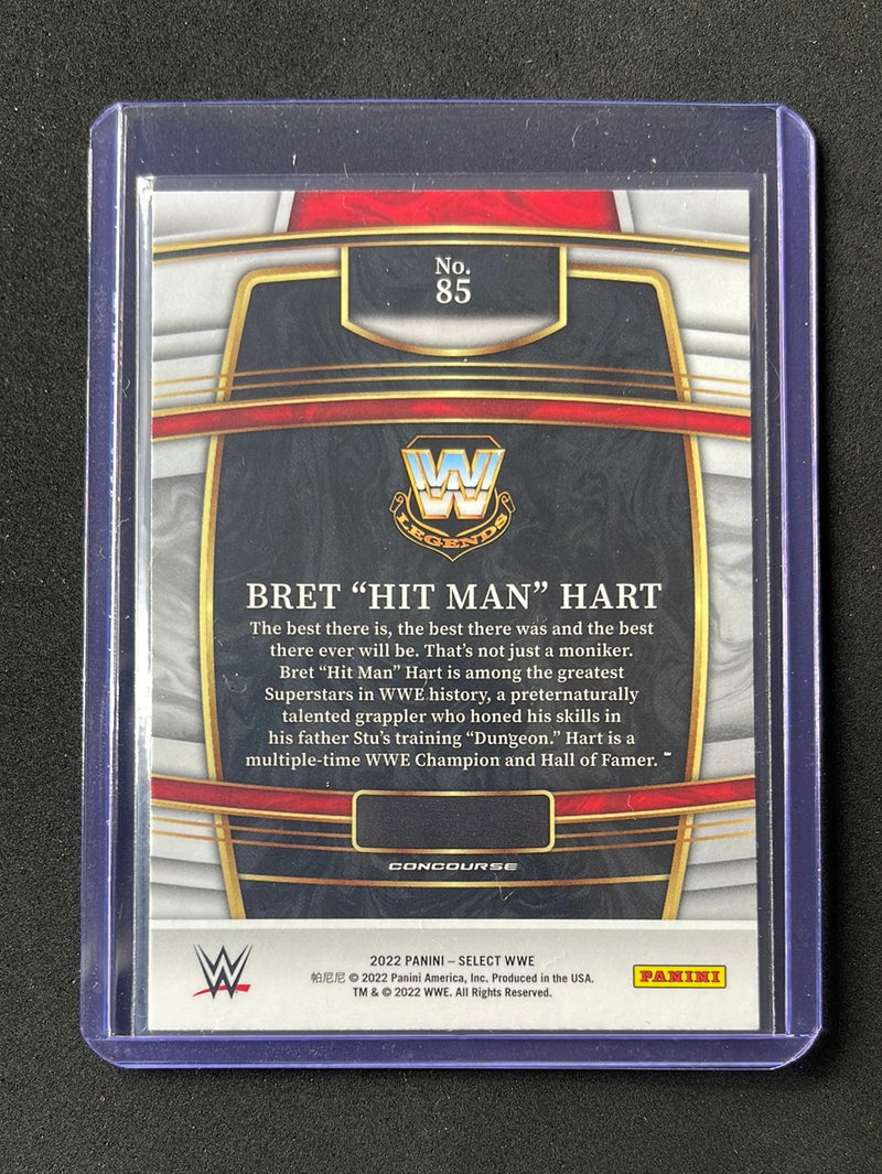 2022 Panini Select WWE Bret "Hit Man" Hart Concourse