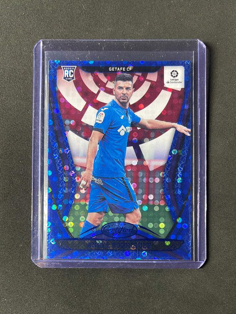 2020-21 Panini Chronicles Angel Rodriguez Certified La Liga Blue Circles