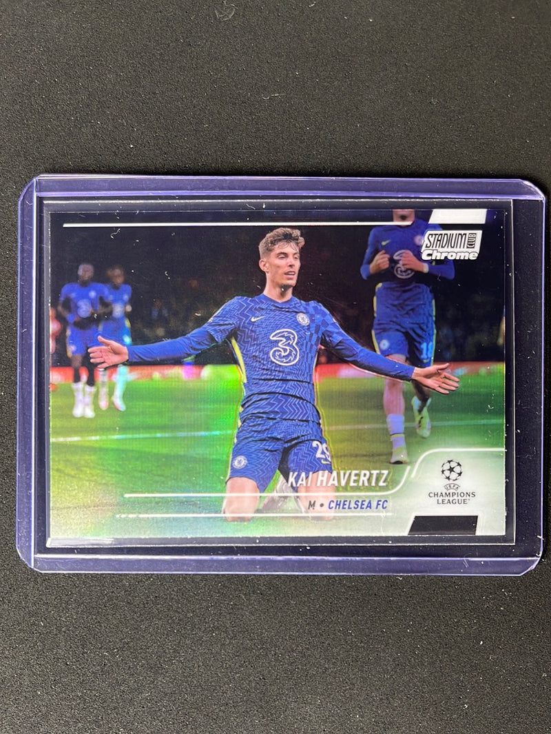 2021-22 Topps Stadium Club Chrome UEFA Champions League Kai Havertz Refractor