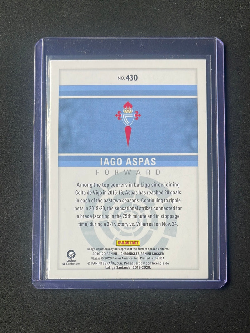 2019-20 Panini Chronicles Iago Aspas Panini La Liga Red