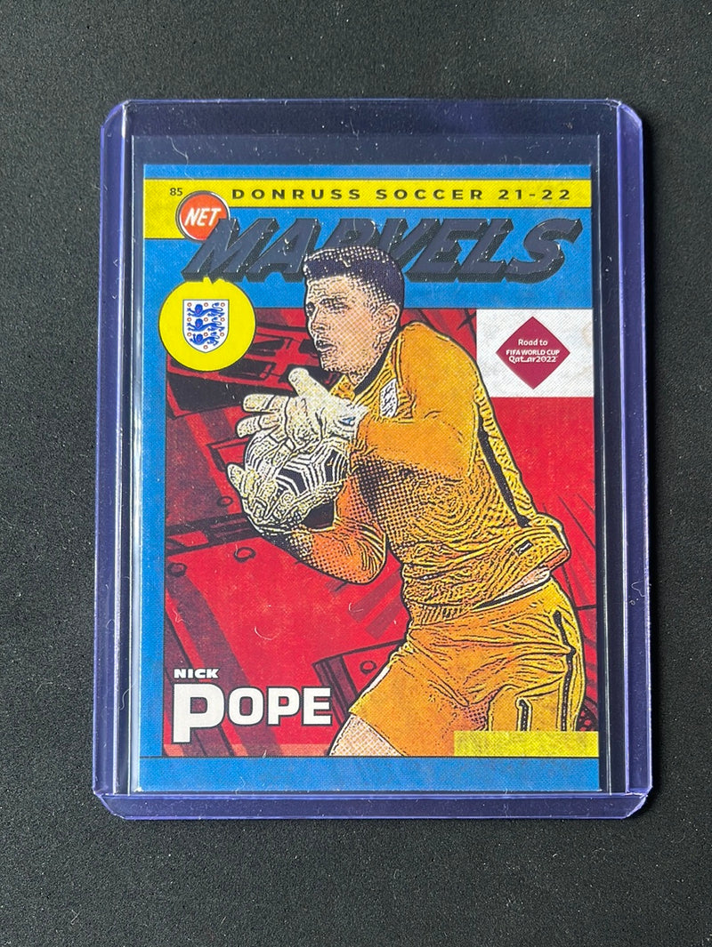 2021-22 Panini Donruss Road To Qatar Nick Pope Net Marvels