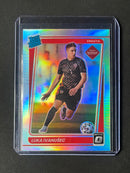 2021-22 Panini Donruss Road To Qatar Luka Ivanusec Optic Silver