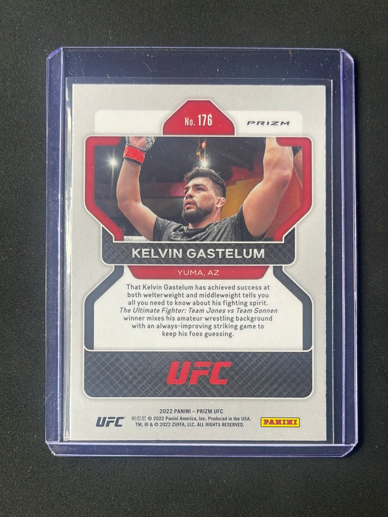 2022 Panini Prizm UFC Kelvin Gastelum Silver