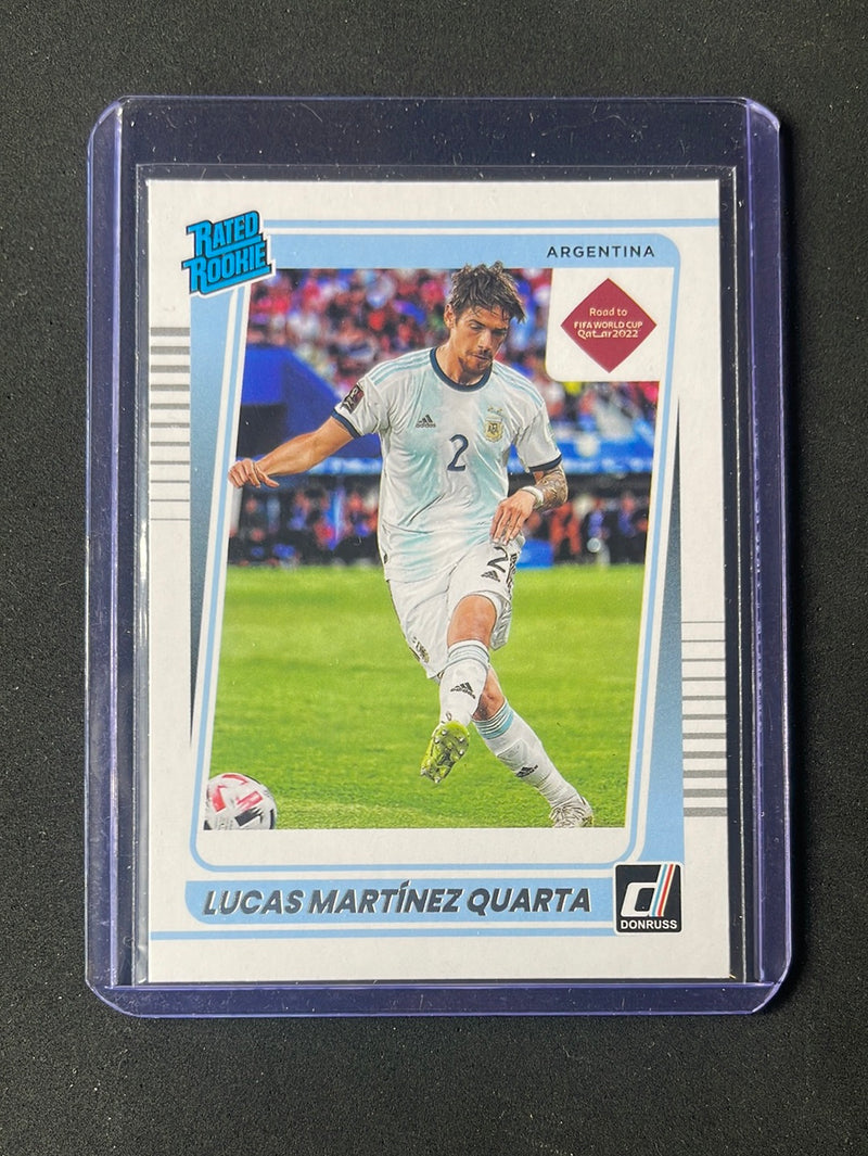 2021-22 Panini Donruss Road To Qatar Lucas Martinez Quarta